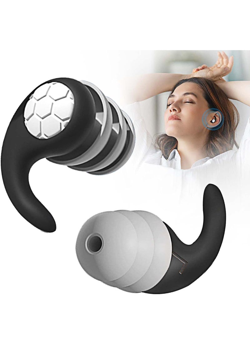 Rock Pow Earplugs for Sleeping Noise Cancelling Ear Plugs for Kids & Adult Reusable Noise Reduction Ear Plugs Ear Protection Sleep Ear Plugs for Sleeping Snoring Work Swimming Travel Studying Concerts  - Image 1