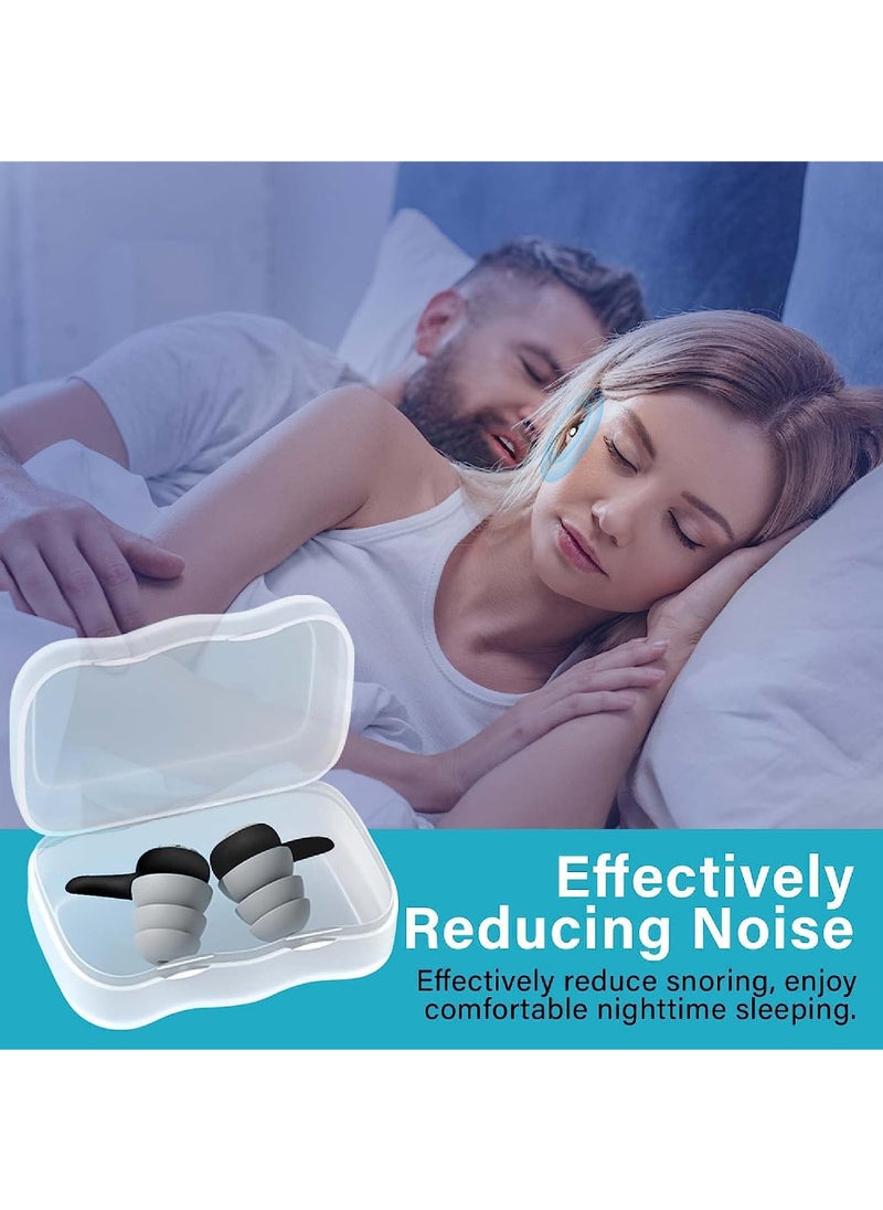 Rock Pow Earplugs for Sleeping Noise Cancelling Ear Plugs for Kids & Adult Reusable Noise Reduction Ear Plugs Ear Protection Sleep Ear Plugs for Sleeping Snoring Work Swimming Travel Studying Concerts  - Image 3