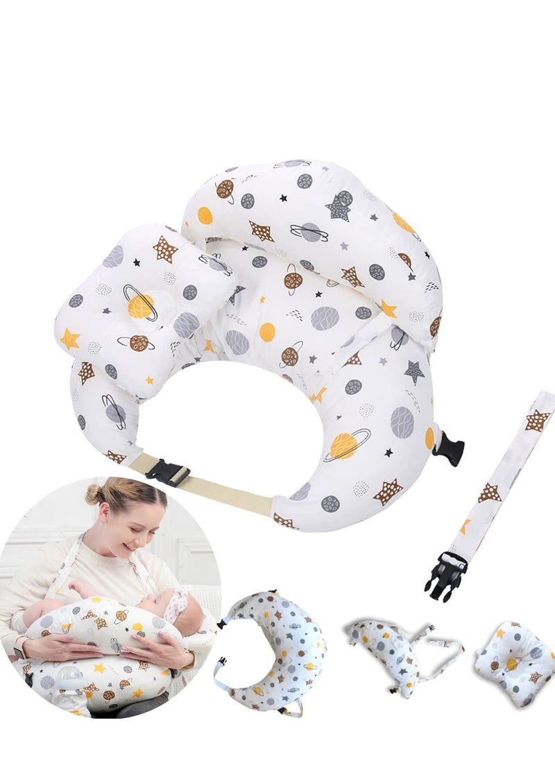 Nursing Pillow for Breastfeeding Baby,Positioner,Protective Baby Nursing Pillow with Extra Large Support and Baby Head Support,Adjustable Waist Belt Removable Cotton Cover - pzsku/Z708C93114CE8BD16513EZ/45/_/1721015413/37a459ac-e6ab-4868-ba74-caf6dde9809e