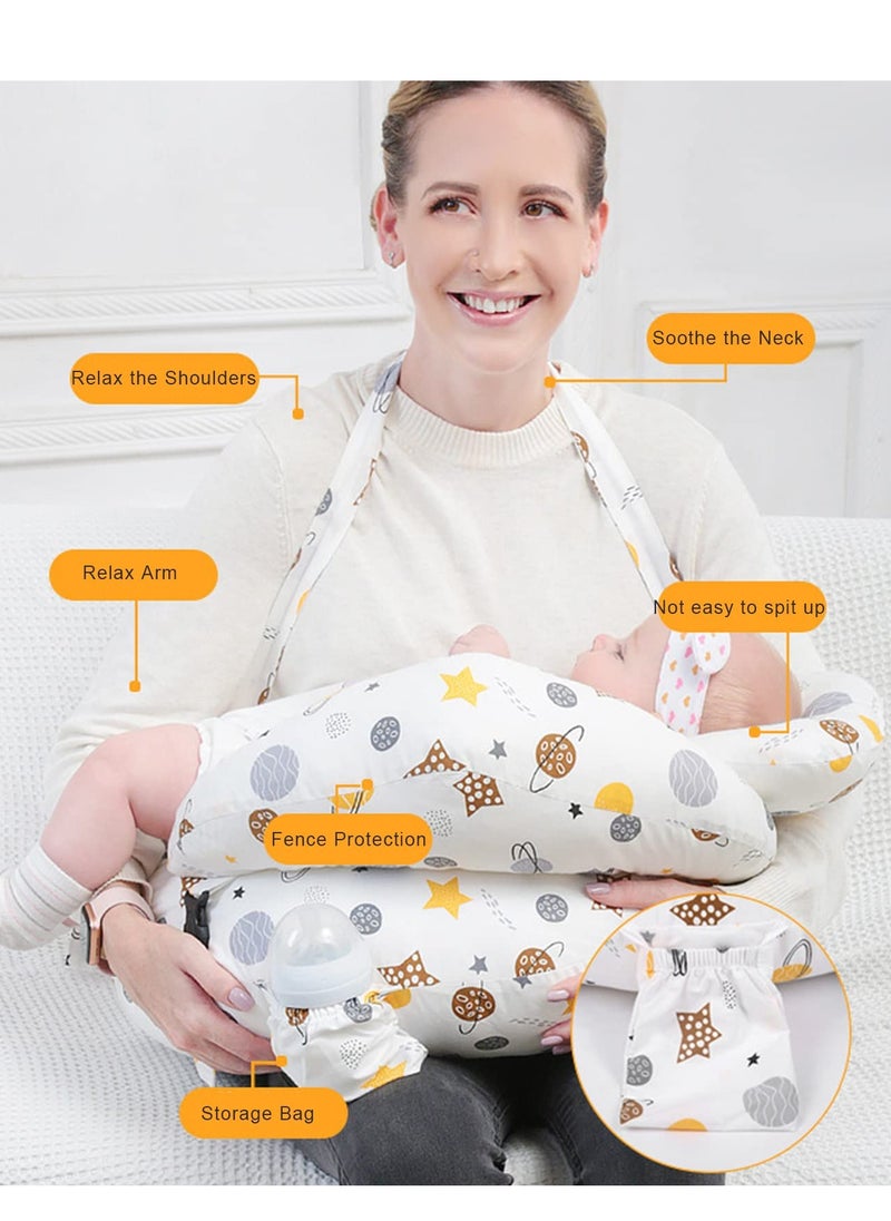 Nursing Pillow for Breastfeeding Baby,Positioner,Protective Baby Nursing Pillow with Extra Large Support and Baby Head Support,Adjustable Waist Belt Removable Cotton Cover - pzsku/Z708C93114CE8BD16513EZ/45/_/1721015474/9eaa9ccb-605d-4fbc-acdb-92cc2a5e9c30