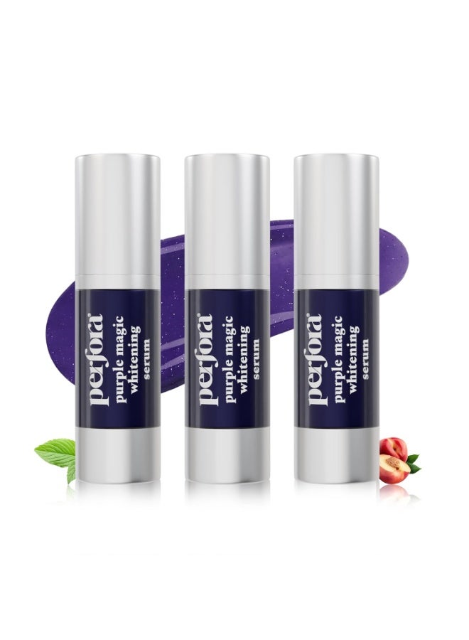 Perfora Teeth Whitening Serum-90ml (30ml x 3) | Oral Care | Purple Toothpaste For Whiter Teeth | Teeth Stain Remover | Enamel Safe & Effective Teeth Whitening Products - Image 1