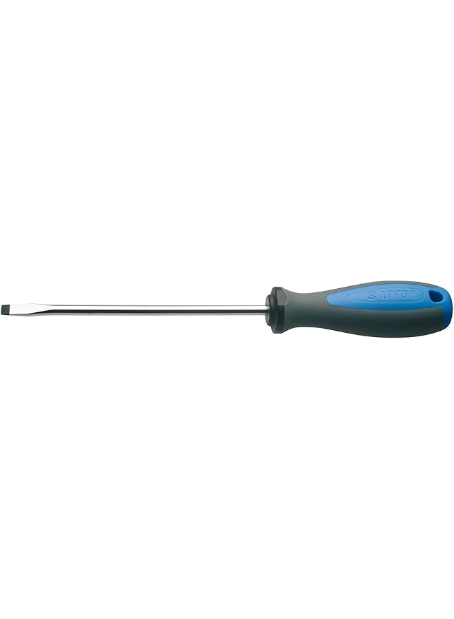 Unior 611696 Flat Screwdriver Tbi Premium Hard Chrome Vanadium Steel Entirely Hardened And Tempered 1.2 Thickness X 6.5 Width 260 Mm Length 6 Mm Diameter  - Image 1