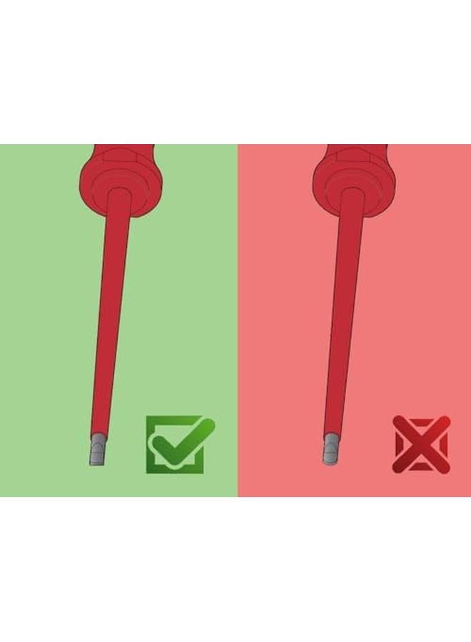 Unior 611696 Flat Screwdriver Tbi Premium Hard Chrome Vanadium Steel Entirely Hardened And Tempered 1.2 Thickness X 6.5 Width 260 Mm Length 6 Mm Diameter  - Image 2