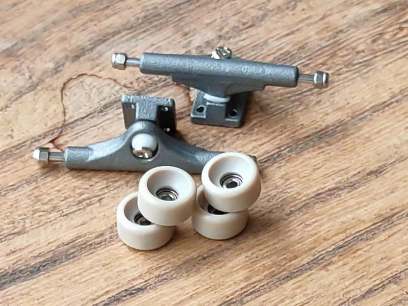 LEEFAI Pro Fingerboard Wheels Handmade Peek Finger Skateboard Wheel- Durable Outdoor Street Bowl Wheels- Measure 8.5x5.0mm - Image 5