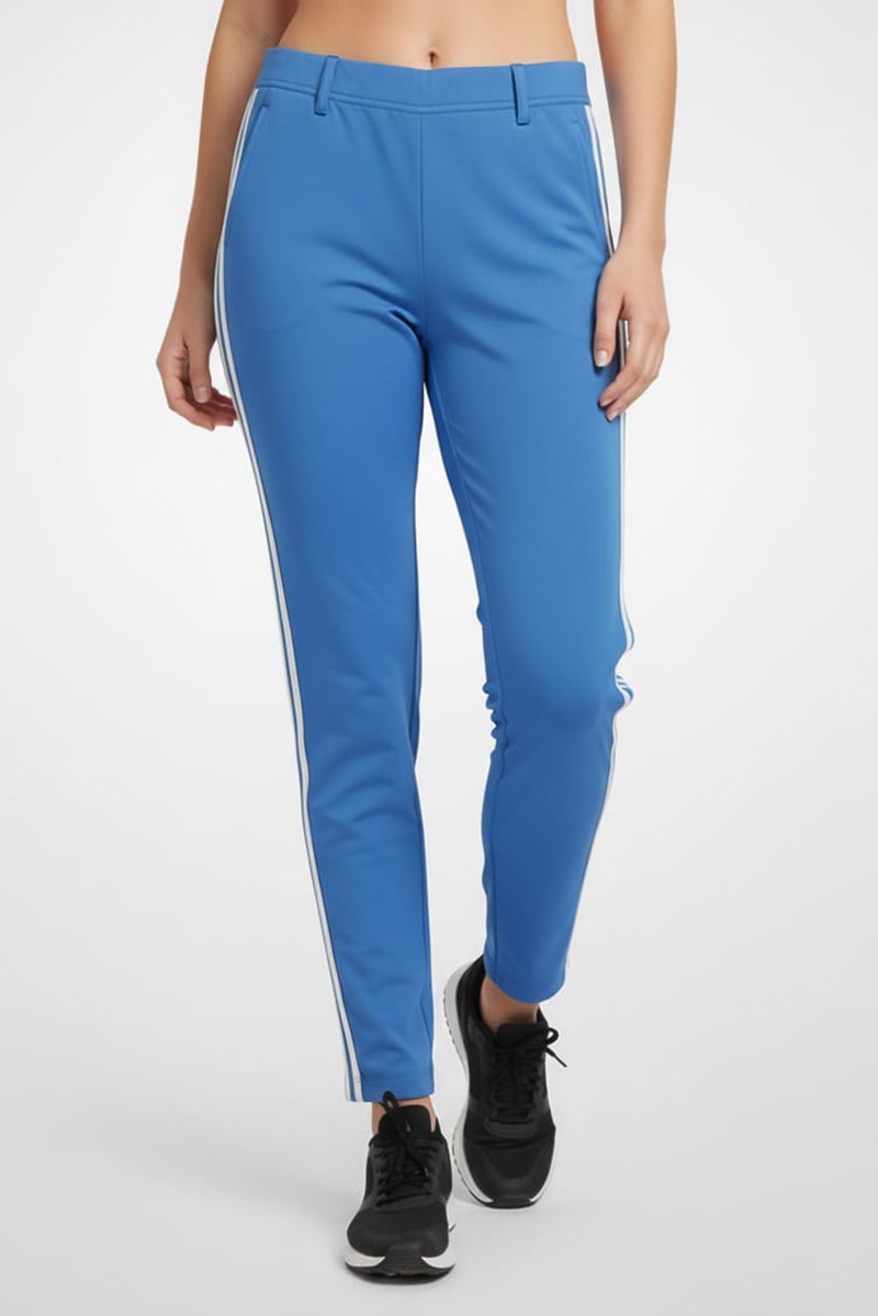 Adidas Women Regular Fit 7/8 Golf Track Pants, Blue - Image 1