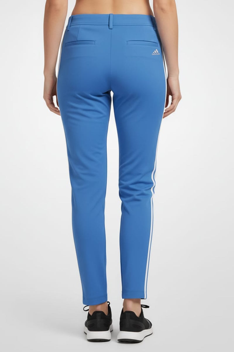 Adidas Women Regular Fit 7/8 Golf Track Pants, Blue - Image 3