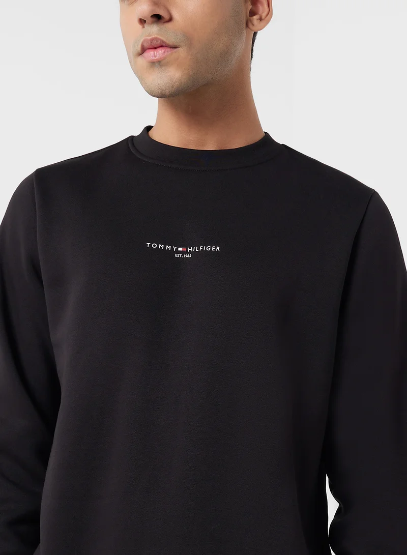TOMMY HILFIGER Logo Crew Neck Sweatshirt