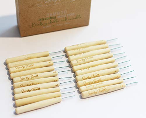 Lucky Teeth Lucky Teeth Bamboo Interdental BrushesFlossers 