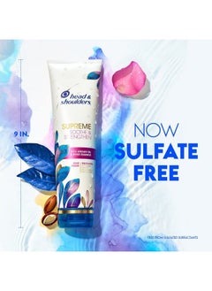 Head & Shoulders Supreme Sulfate Free Shampoo And Conditioner Set For Dry Scalp And Dandruff Treatment Soothe And Strengthen With Argan Oil And Rose Essence 21.2 Fl Oz  - Image 3