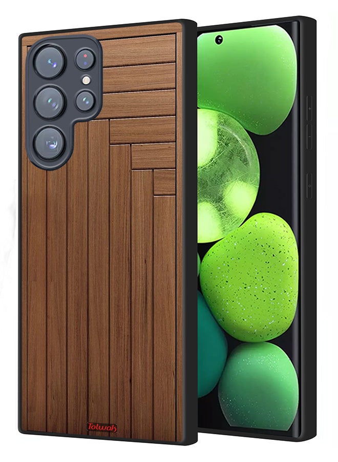 Tolwak Samsung Galaxy S22 Ultra 5G Protective Case Cover Door Pattern - Image 1