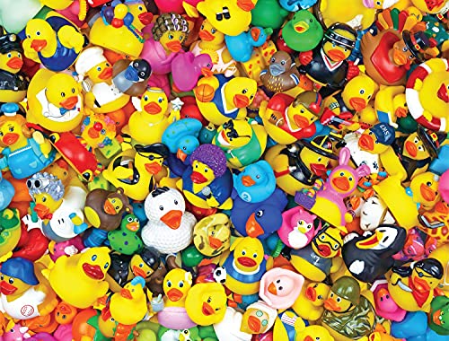 Springboks 400 Piece Family Jigsaw Puzzle Funny Duckies Made in USA - Image 1