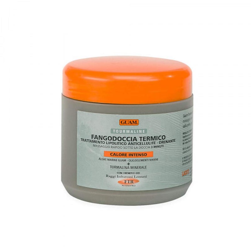 Guam Seaweed & Tourmaline Thermal Mud Anticellulite Remover | 3-minute Shower Body Mask for Cellulite Removal | Hot Infrared FIR Anti Cellulite Treatment for Thighs and Legs, 1.1LB - Image 2