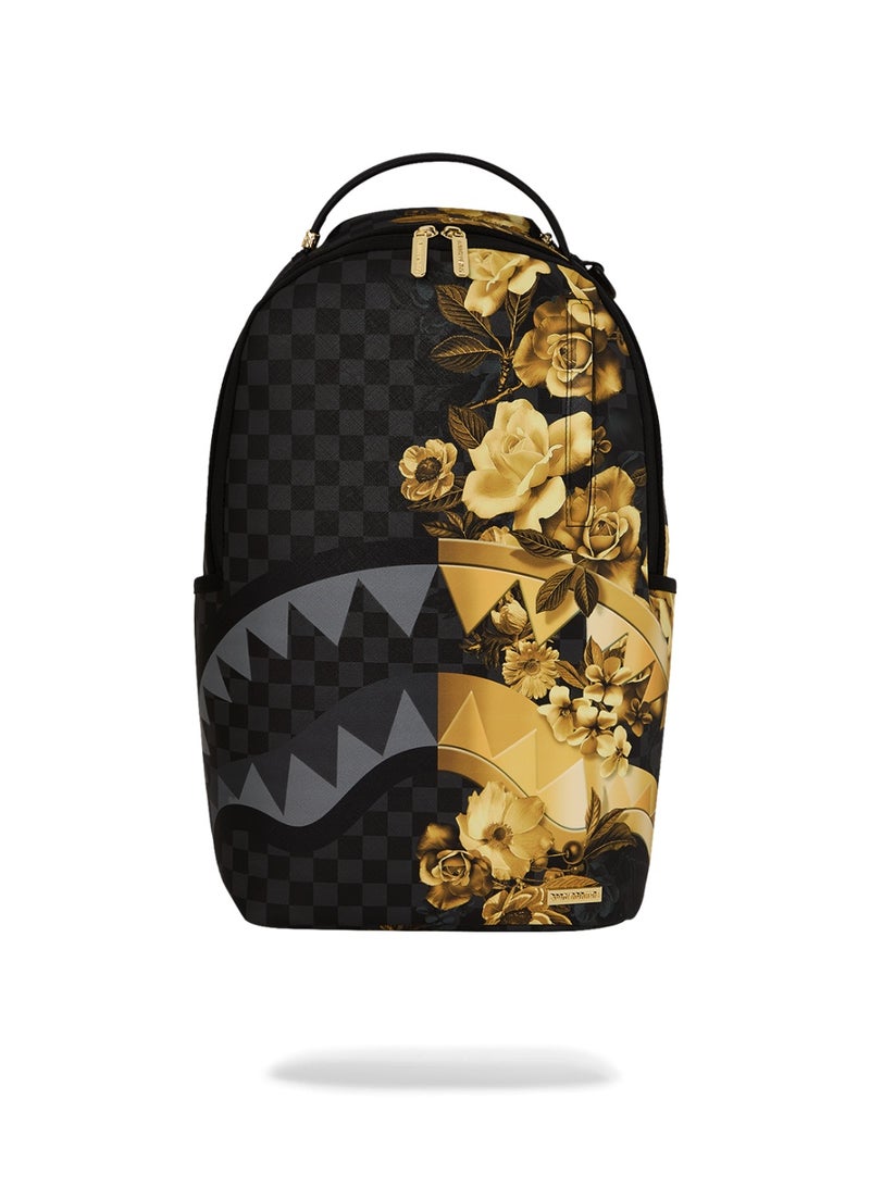 SPRAYGROUND GOLD FLORAL REMIX BACKPACK - Image 1