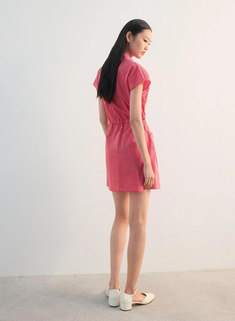 مانجو Striped shirt dress