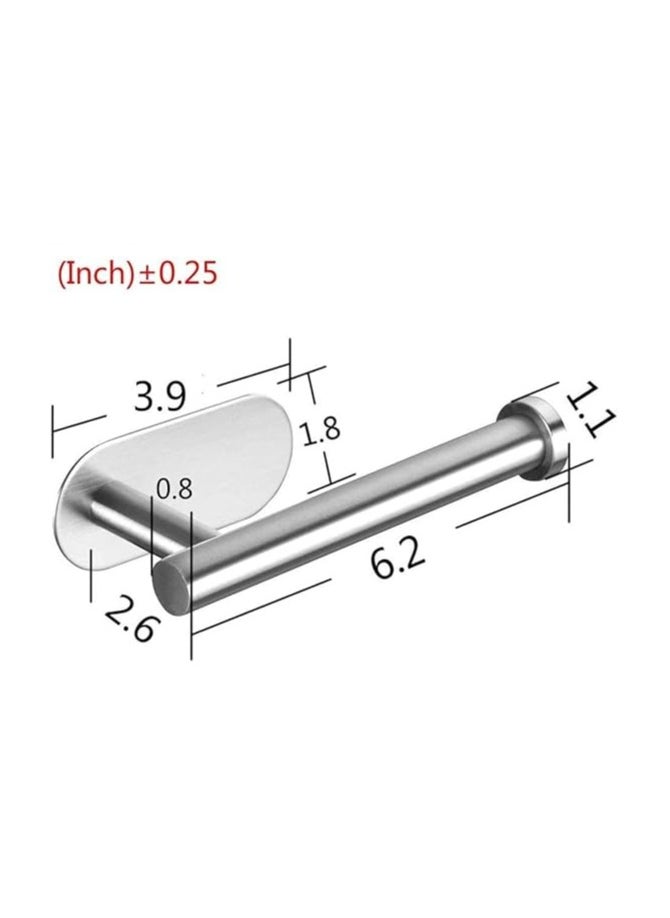 Generic - Stainless Steel Toilet Paper Holder silver 15x5cm - Image 1