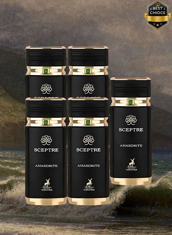 MAISON ALHAMBRA 5 Pieces Sceptre Amazonite Perfume 100ml EDP - Image 1