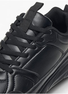 LBL by Shoexpress Mens Panelled Sneakers With Lace-Up Closure  - Image 4