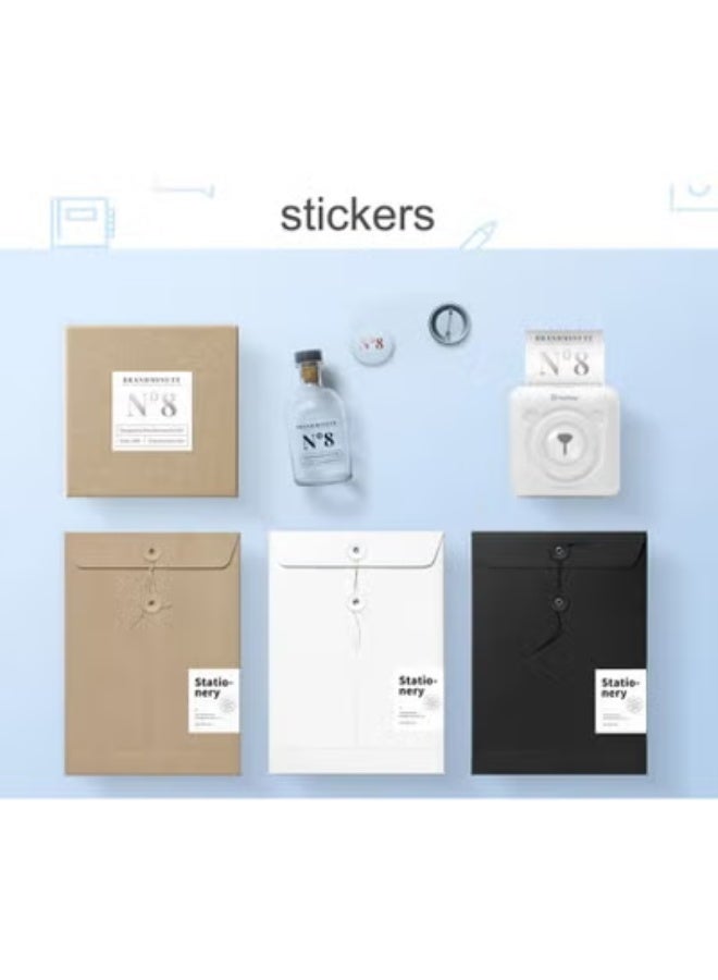 Mini Portable Photo Printer Bluetooth Mobile Pocket Thermal Printer Record Sticker Label Printer Hangul For Smart Phone - Image 3