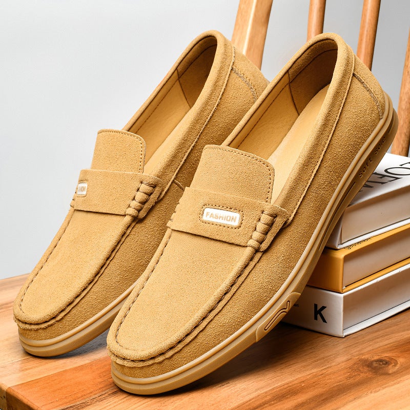 Light Luxury Niche Design Loafers, Retro Portable Slip-On Leather Shoes, Lightweight And Breathable Men'S Casual Shoes - Image 2