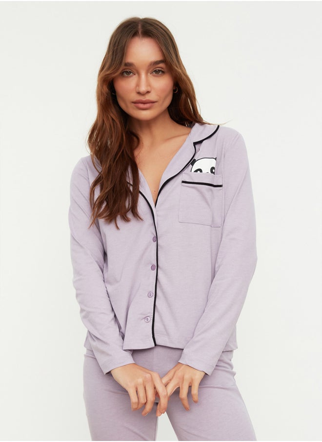 Lilac Cotton Panda Printed Shirt-Pants Knitted Pajamas Set THMAW21PT0245 - pzsku/Z708D7864F6104010286DZ/45/_/1739718408/d3b2243c-2bb7-4b15-b81d-c5d465c87b5c