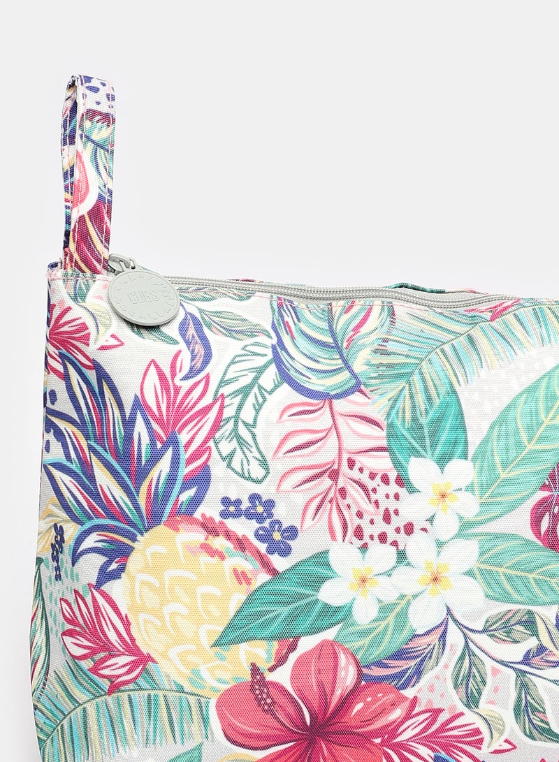 CUBS Tropical Flowers clutch bag - Image 3