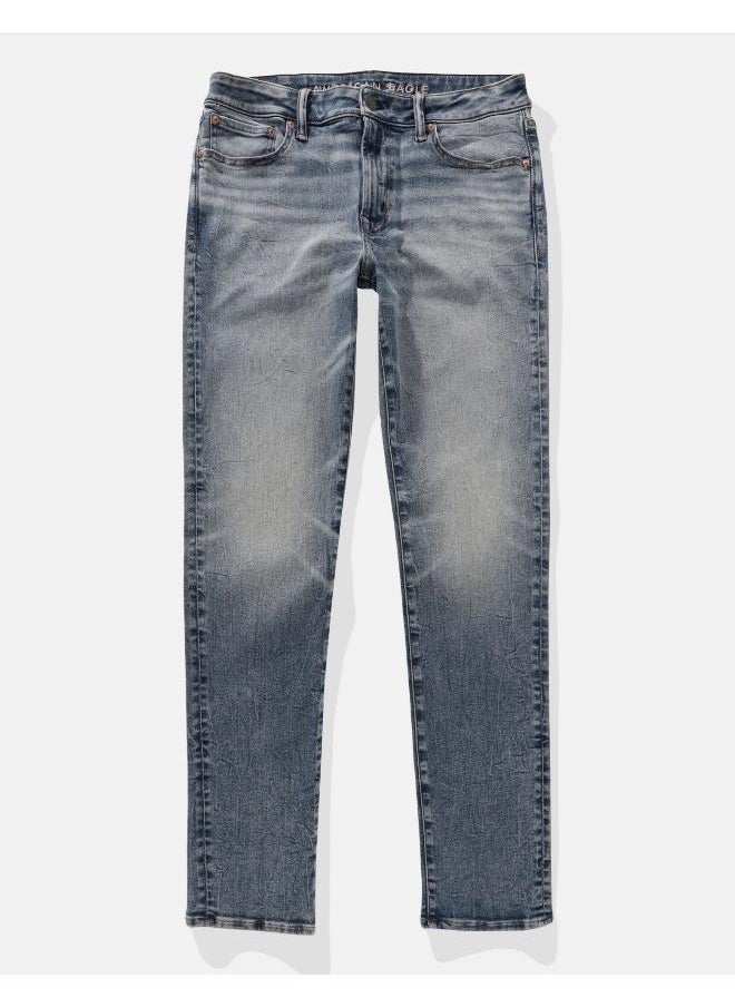 American Eagle - Airflex+ Mid Wash Silm Jeans - Image 1
