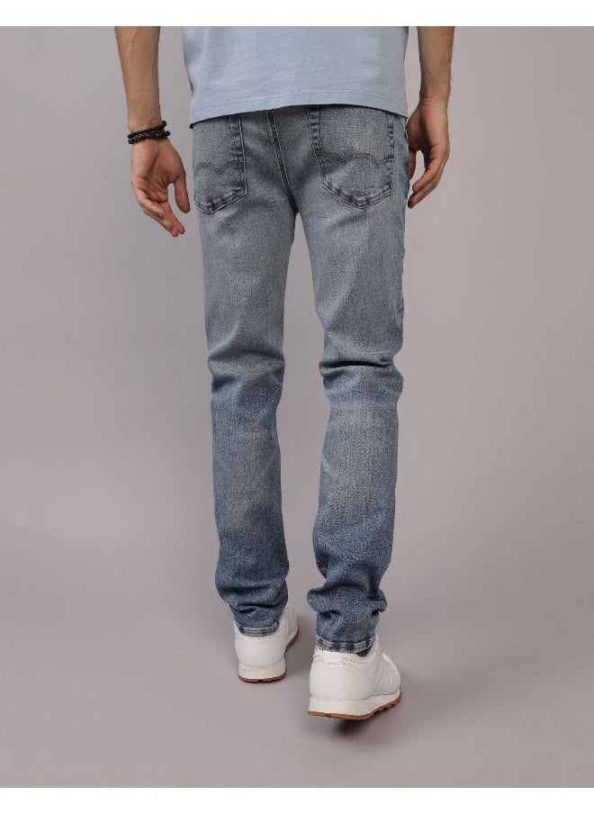 American Eagle - Airflex+ Mid Wash Silm Jeans - Image 1
