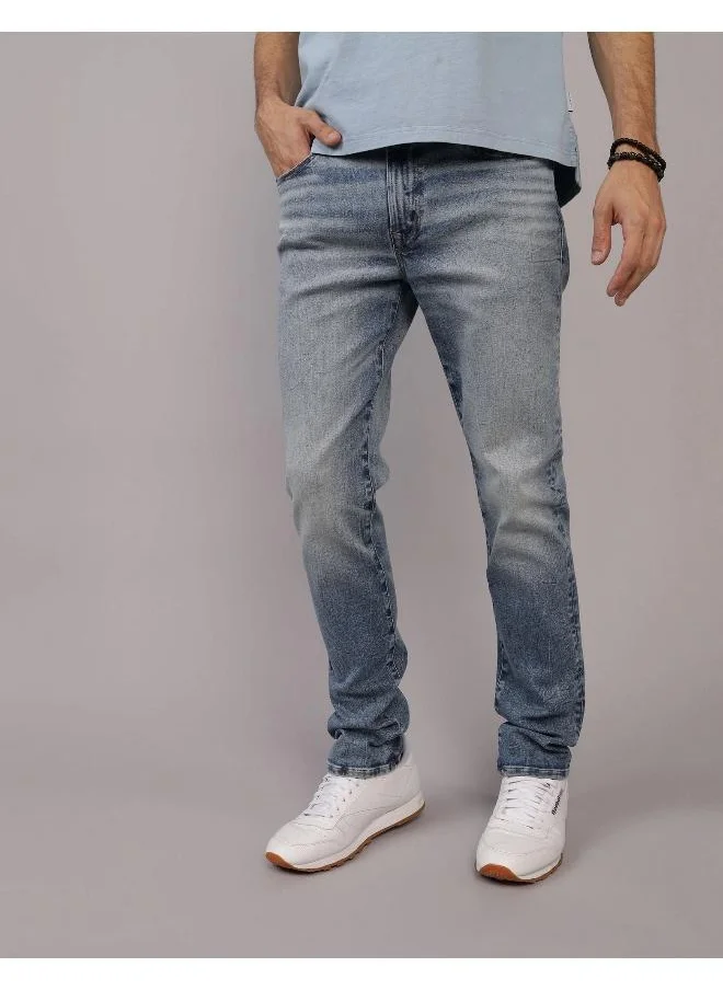 امريكان ايجل Airflex+ Mid Wash Silm Jeans