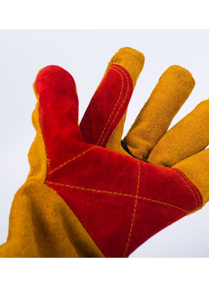 Generic Animal Handling Glove Anti Scratch Protective Gloves, Anti-burn Heat Insulation Welding Gloves， for Training Dogs Cat Bird Snake Parrot Lizard Wild Animals Reptiles Bite Resistant Gloves 60CM  - Image 5