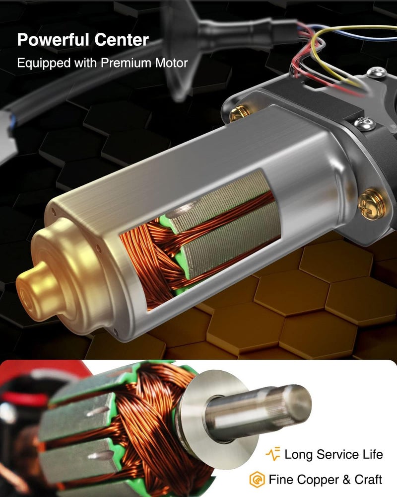 A-Premium Power Window Regulator with Motor for Freightliner Argosy, Century Class, Columbia, Coronado - Front Right Passenger Side - Image 5