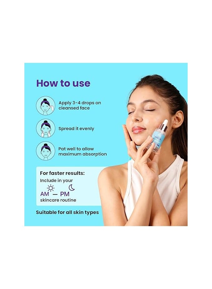 chicnutrix hydrate – 5% hyaluronic acid complex with Glycerin & Panthenol | Instant Hydration, dewy sipple & smooth skin, 30ml - Image 5