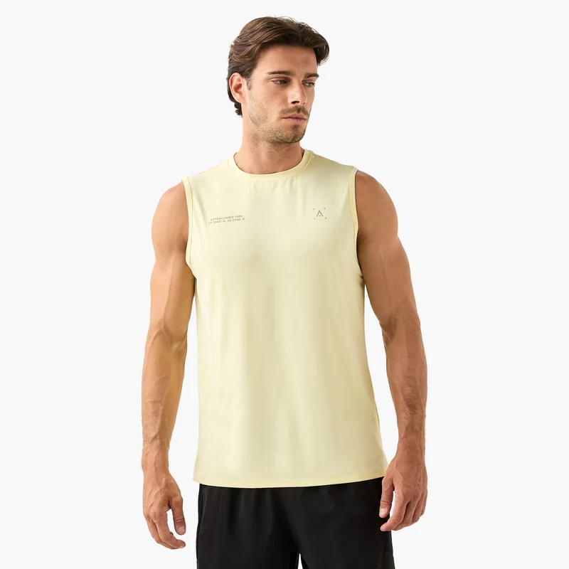 ADOT by Splash Regular Fit Sleeveless T-shirt