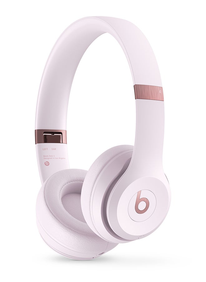 beats Solo 4 - Wireless Bluetooth On-Ear Headphones, Apple & Android Compatible, Up To 50 Hours Of Battery Life Cloud Pink - Image 1