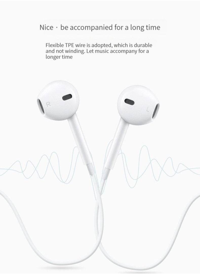SAB - In ear wired earphones with one button remote control and built-in microphone for iPhone 4/5/6 series - Image 1