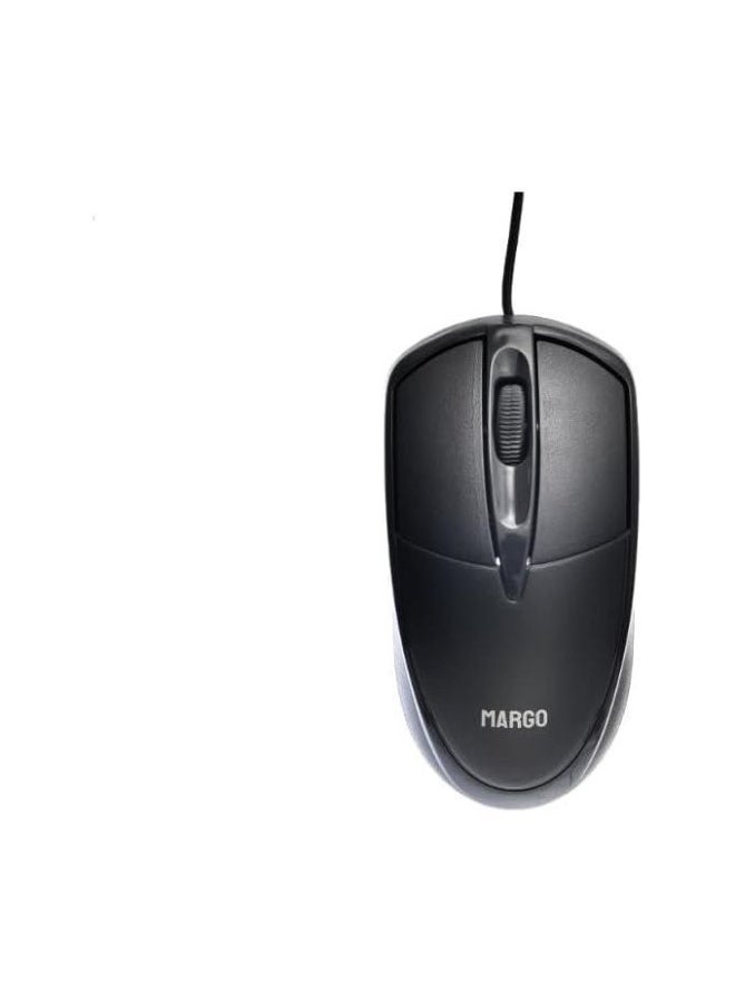 حامل كمبيوتر محمول من الألومنيوم قابل للتعديل، فضي اللون، مع ماوس USB من مارغو طراز MR-301 - Image 3