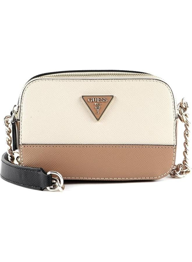 GUESS GUESS Bag Noelle Crossbody Camera Natural Multi  - Image 1