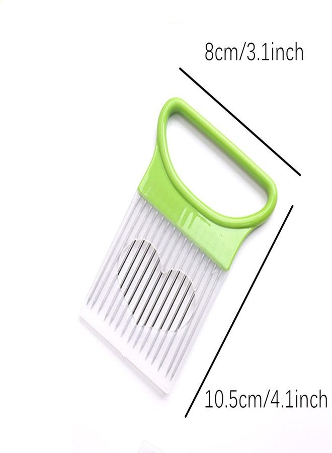 Beetoo Onion Slicer, 4PCS Stainless Steel Prongs Kitchen Slicer, Onion Holder for Slicing, Kitchen Cutting Tool Slicer for Kitchen - Image 2