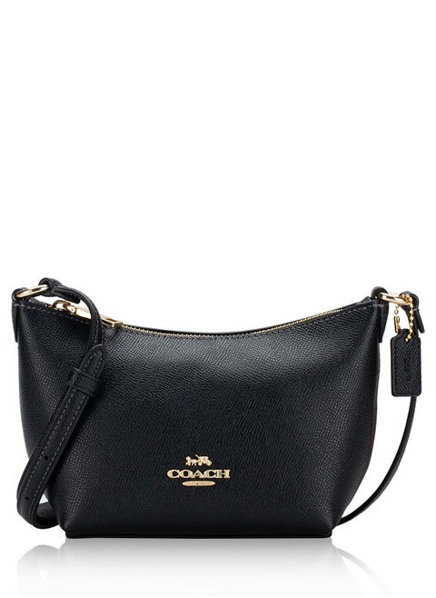 Coach Zip Top Shoulder Bag In Signature Canvas