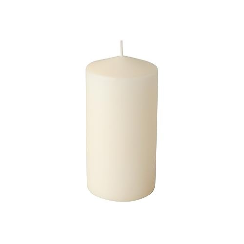 PAPSTAR Unscented Ivory Pillar Candles 2.5x4.5 Inch Set of 6 | European Made Premium Quality 25h Burning Time | Dripless, Smokeless Household Dinner, Party Candles - Image 5
