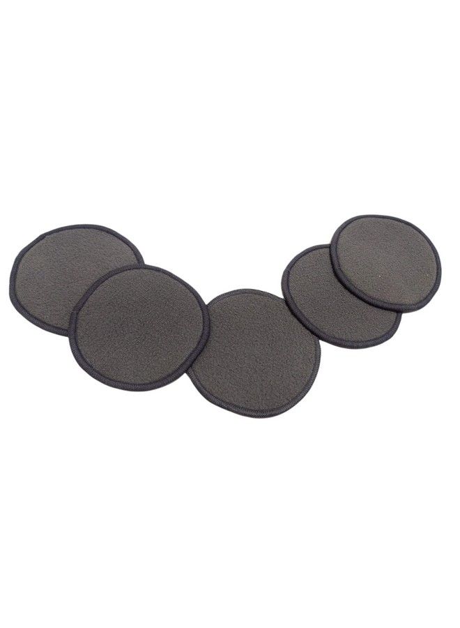 Bamboo Reusable Charcoal Make Up Removing Pads // Triple Layered Facial Cleansing Pads // Ecofriendly Set Of 5 Pads