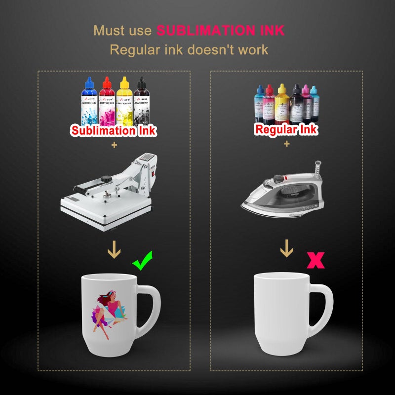 A-SUB Sublimation Paper 8.5x14 Inches 110 Sheets ONLY Compatible with Sublimation Printer and Sublimation Ink 125g - Image 5