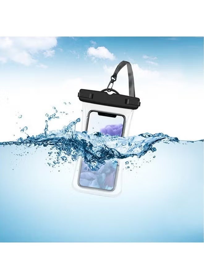 Earldom Waterproof Smartphone Pouch, Waterproof Floating Phone Pouch Waterproof Smartphone Case for iPhone 15 Pro Max 14 Pro 13 12 11, Samsung S24 S23 S22, Huawei Xiaomi Up to 6.7 Inches - Image 3