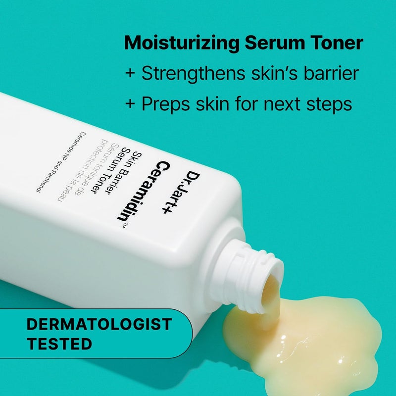 Dr.Jart+ Ceramidin Skin Barrier Face Serum Toner with Ceramides | Korean Skin Care, 5.07 Fl Oz - Image 1