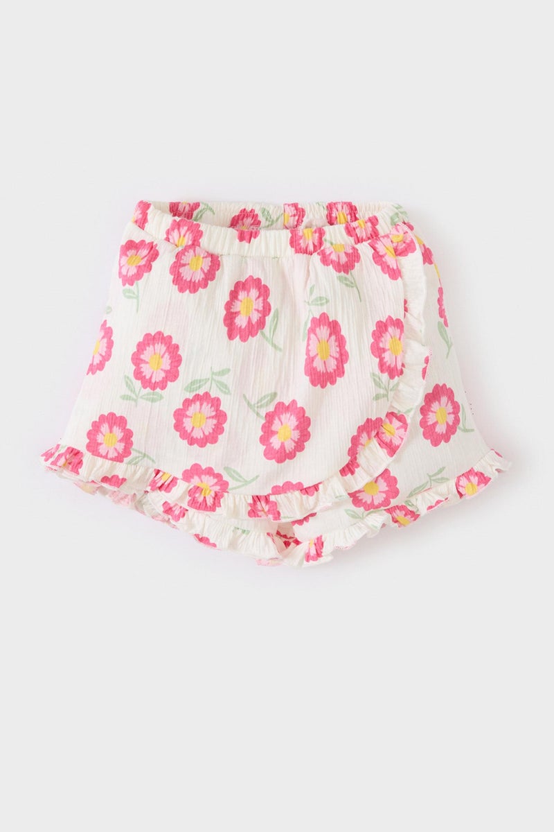 DeFacto Baby Girl Floral 2 Piece Set - Image 2