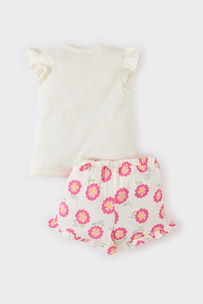DeFacto Baby Girl Floral 2 Piece Set - Image 5