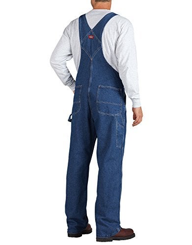 Dickies mens denim overalls, Stone Washed Indigo Blue, 44W x 30L US - Image 2