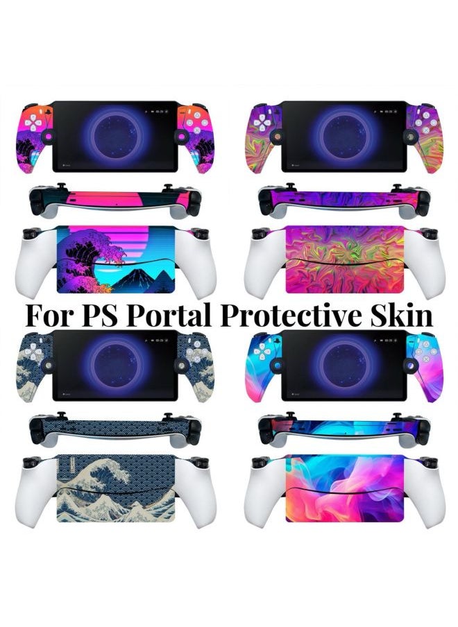 Generic PS Portal Sticker Game Machine Body Sticker Protective Film Handheld Machine Pain Sticker PS5 Portal Skin-Color:TN-Portal-0062  - Image 2