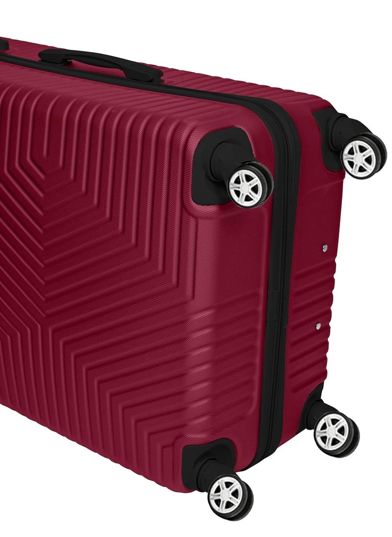 TRAVEL WAY TrekKit Lightweight Carryon Luggage Bag - Hardshell Hand Carry Spinner Luggage for Travel | ABS Luggage with 4 Spinner Wheels (Red, 20 Inches (51 cm))  - Image 5