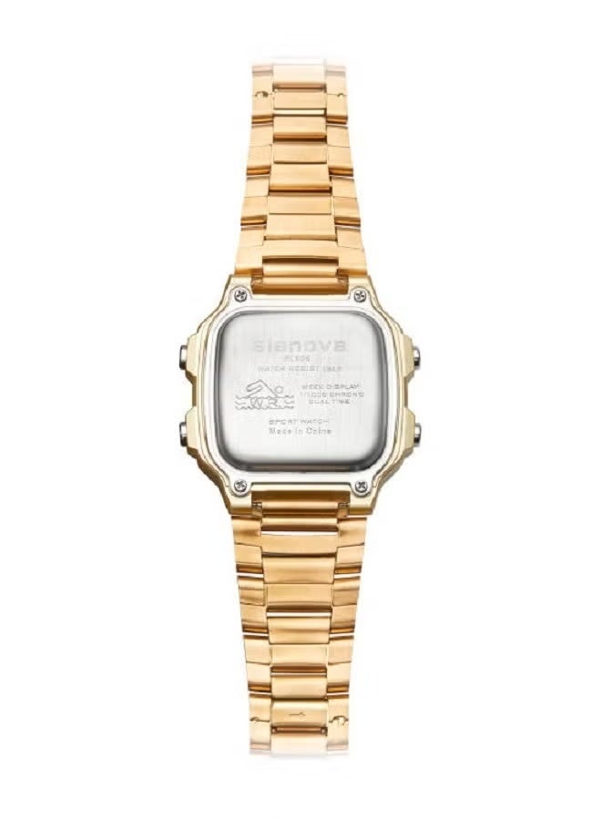 Elanova Digital Men’s Wristwatch, Water-Resistant with Stainless Steel Strap – Model EL906 - Image 5