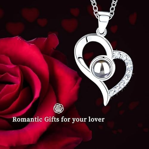 HIRVAX HIRVAX Preserved Real Rose Handmade Eternal Rose with Necklace Original Presents for Mom Wife Girlfriend Her for Valentines Day Anniversary Mothers Day Birthday Gifts  - Image 3